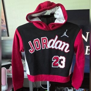 Girls' Jordan You Can Play Boxy Hoodie
